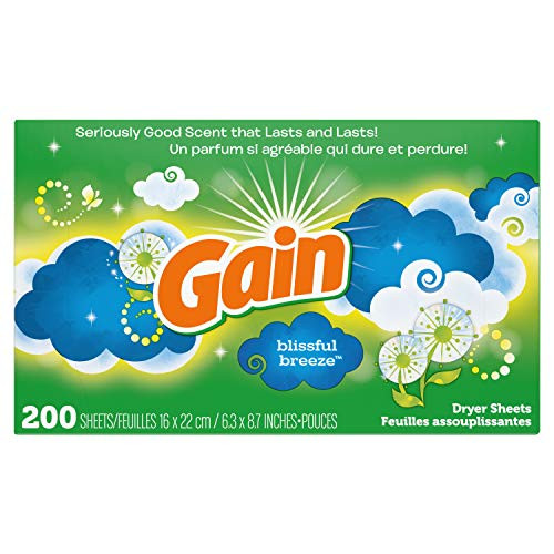 Gain GAIN Fabric Softener Dryer Sheets Blissful Breeze 200 Count