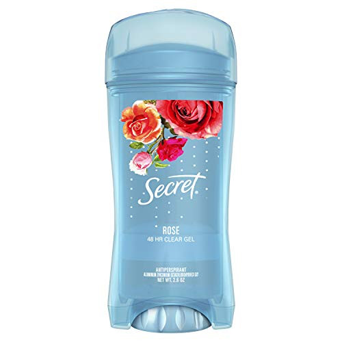 Secret Clear Gel Antiperspirant and Deodorant Rose Scent Single Pack 26 Oz