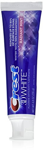 Crest 3D White Radiant Mint Whitening Toothpaste 48 oz2 Count