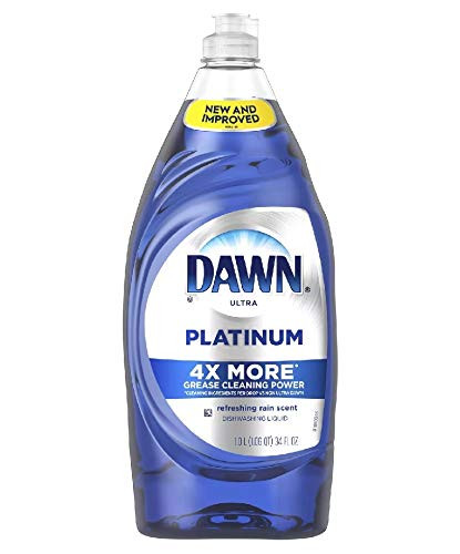 Dawn Ultra Platinum Dishwashing Liquid 34 oz Refreshing Rain Scent