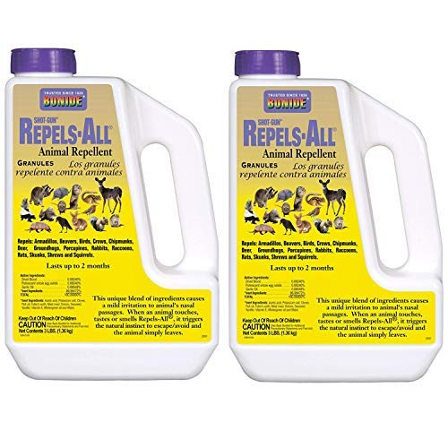 Bonide Products 2361 Repel Granules Animal Repellent 3Pound Pack of 2 Bonide Products 2361 Repel Granules Animal Repellent 3Pound Pack of 2