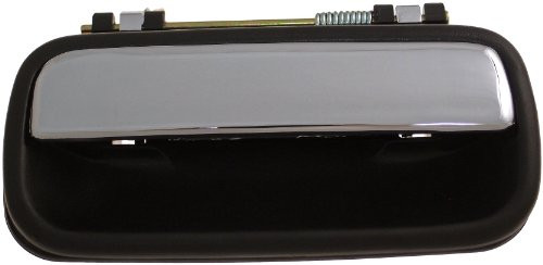 Dorman 83960 Rear Passenger Side Exterior Door Handle for Select Toyota Models Black and Chrome