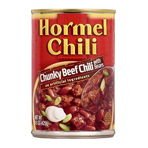 Hormel Chunky Chili with Beans 15Ounce Pack of 6 Hormel Chunky Chili with Beans 15Ounce Pack of 6