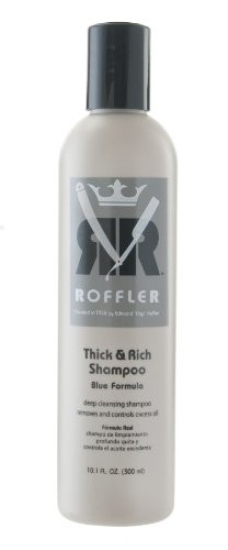 Roffler Thick and Rich Shampoo Blue Formula 101 Fluid Ounce