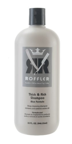 Roffler Thick and Rich Shampoo Blue Formula 32 Fluid Ounce
