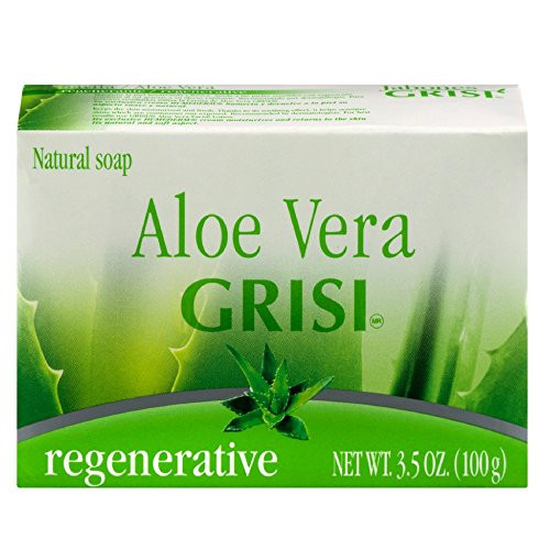 6pk  Aloe Vera Soap  Jabon de Sávila  Grisi 35 Oz X 6 Units