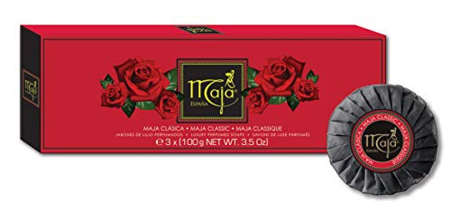 Maja Classic Luxury Perfumed Bar Soap Moisturizes your Skin with Glycerin Delicious and Distinctive Scent 3 Soaps 35 Oz  100 g