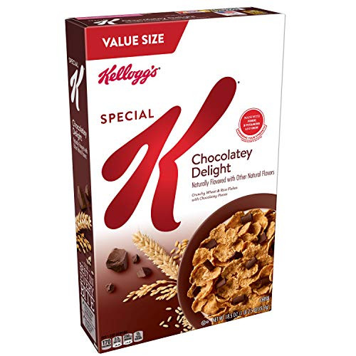 Discontinued Version Kelloggs Special K Breakfast Cereal Chocolatey Delight Value Size 185oz Box Discontinued Version Kelloggs Special K Breakfast Cereal Chocolatey Delight Value Size 185oz Box