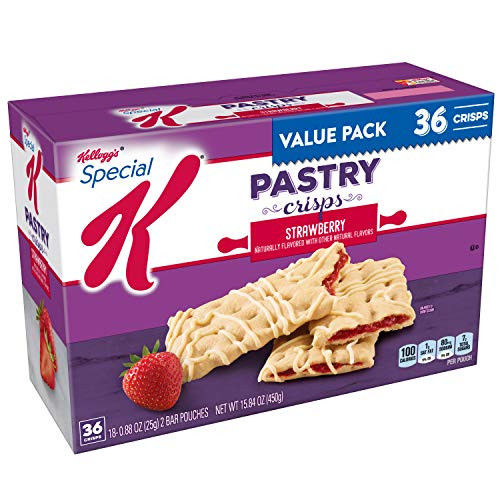 Special K Pastry Crisps Strawberry Value Pack 1584 oz 36 Crisps 2 per Pouch 18 Pouches Special K Pastry Crisps Strawberry Value Pack 1584 oz 36 Crisps 2 per Pouch 18 Pouches
