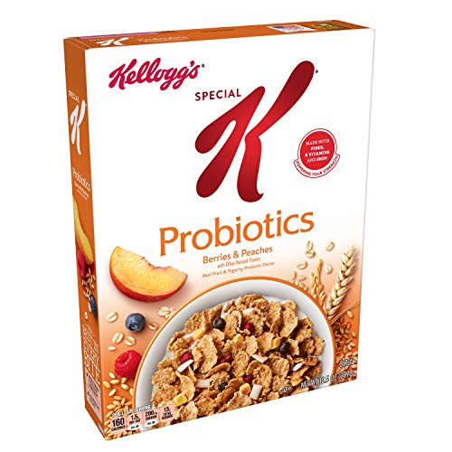 Kelloggs Special K Probiotics Breakfast Cereal Berries and Peaches Low Fat 105oz Box