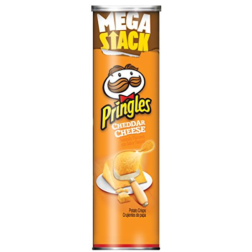 Pringles Potato Crisps Chips Cheddar Cheese Mega Stack 71oz Can Pringles Potato Crisps Chips Cheddar Cheese Mega Stack 71oz Can