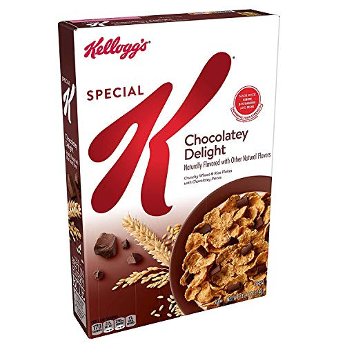 Kelloggs Special K Breakfast Cereal Chocolatey Delight Made with Chocolatey Chunks 132oz Box