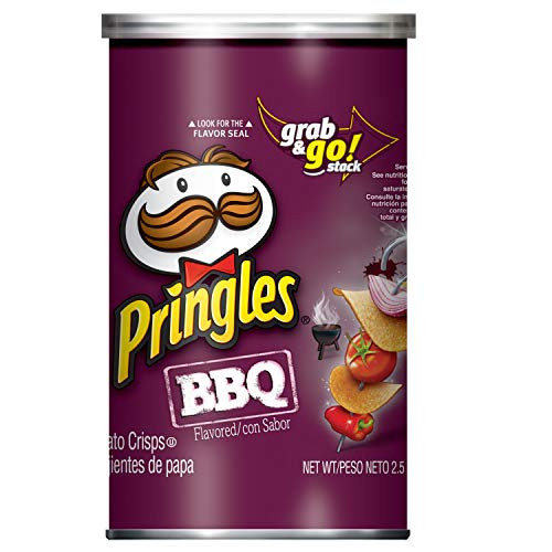 Pringles BBQ Grab and Go Pack 25 Ounce Pack of 12