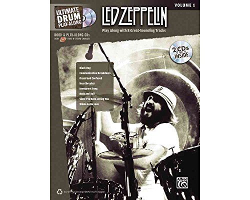 Alfred Led Zeppelin Ultimate Play Along Drums Volume 1 with 2 CDs