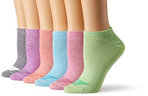 Hanes Womens Ultimate Lightweight Vent No Show Sock 6Pack marle heather Shoe Size 59