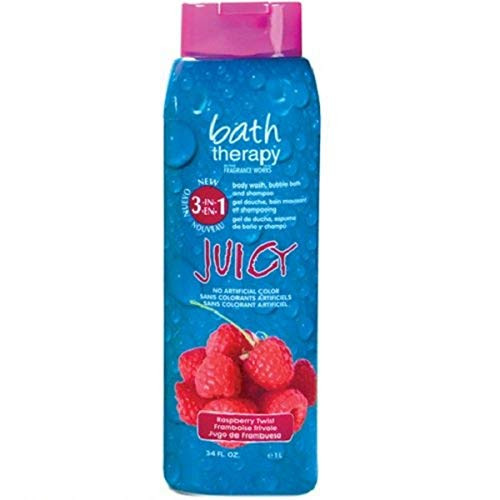 Belcam Bath 3 in 1 Body Wash Bubble Bath  Shampoo Raspberry Twist 32 oz
