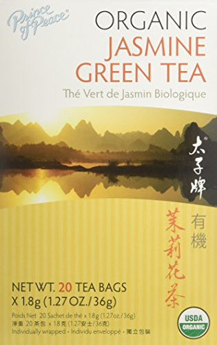 PRINCE OF PEACE Organic Jasmine Green Tea 20 Bag 002 Pound
