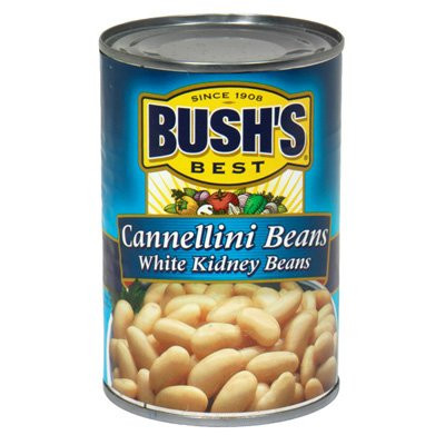 Bushs Best Cannellini Beans White Kidney Beans 155oz Can Pack of 6