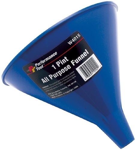 Performance Tool W4015 All Purpose Funnel 1 Pint Capacity