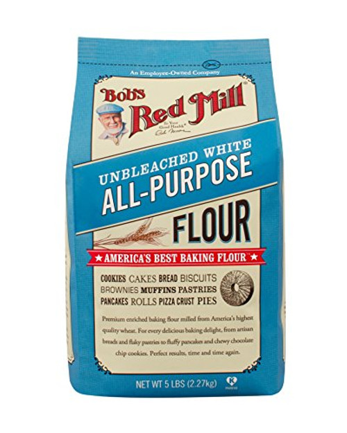Bobs Red Mill Unbleached White AllPurpose Baking Flour 5pound