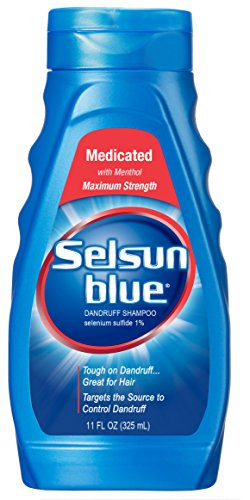 Selsun Blue Medicated Dandruff Shampoo 11 Fl Oz Bottles Pack of 3
