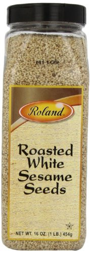 Roland Sesame Seeds Roasted White 16 Ounce