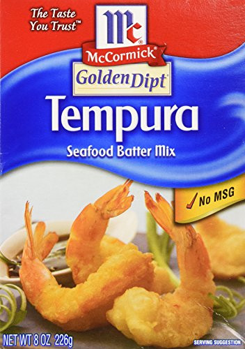 McCormick Golden Dipt Tempura Seafood Batter Mix 8 Ounces Pack of 3