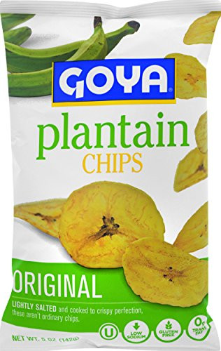 Goya Foods Plantain Chips 5Ounce Pack of 12