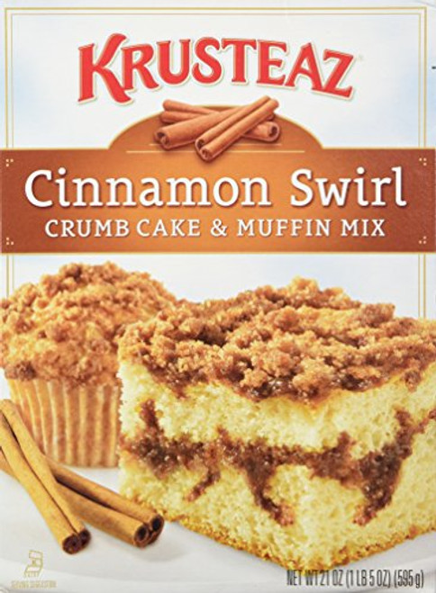 Krusteaz Cinnamon Swirl Crumb Cake  Muffin Mix