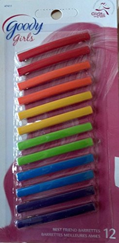 Goody  Girls Classic Staytight Barrettes Color May Vary 12 Count