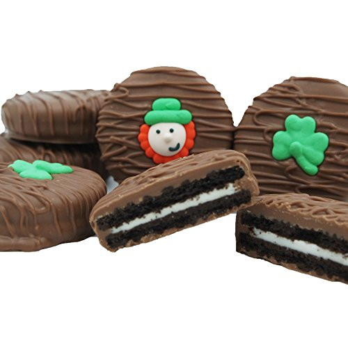 Philadelphia Candies Milk Chocolate Covered OREO Cookies St Patricks Day Gift Net Wt 8 oz