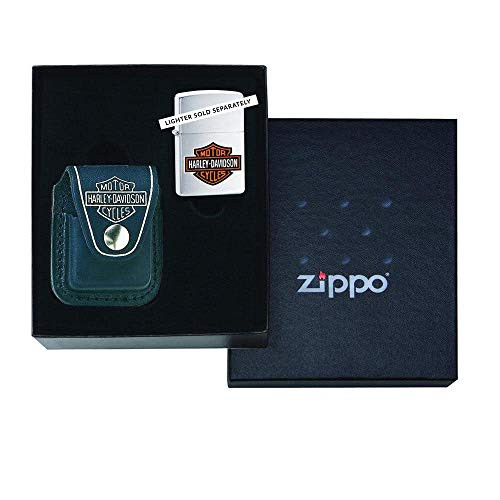 Zippo Lighter Harley Davidson Pouch Gift Set lighter not included Black