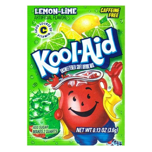 Kool Aid Lemon Lime Drink Mix 48 Packets