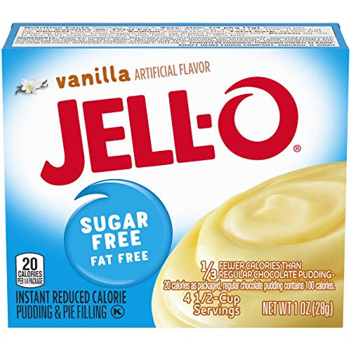 JELLO Vanilla Instant Pudding  Pie Filling Mix 1 oz Boxes Pack of 6