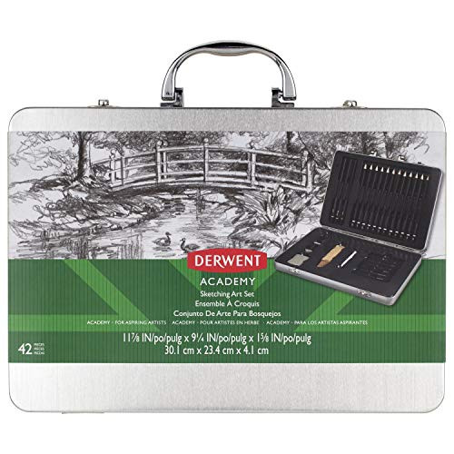 Derwent Academy Sketching Art Set 42 Pieces 97036