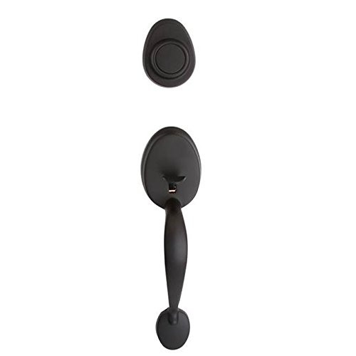 MaxGrade 880HOL10B Holmes Dummy Front Door Exterior Handleset Oil Rubbed Bronze