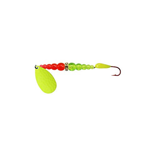 Macks Lure Kokanee Killer  Single Glo Hook Chartreuse Yellow 6