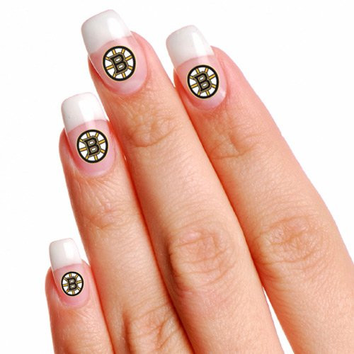 WinCraft NHL Boston Bruins 4Pack Temporary Nail Tattoos