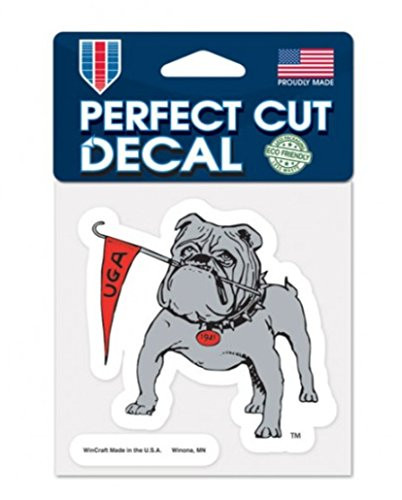 WinCraft NCAA University of Georgia Bulldogs 4 x 4 inch Outdoor Color Decal