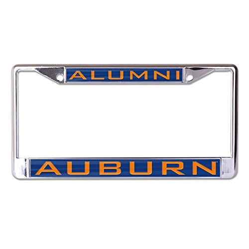 WinCraft NCAA Auburn Tigers Alumni Inlaid Metal License Plate Frame 2Tag Corners WinCraft NCAA Auburn Tigers Alumni Inlaid Metal License Plate Frame 2Tag Corners