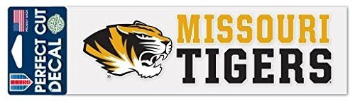 WinCraft NCAA University of Missouri Tigers 3 x 10 Perfect Cut Color Decal