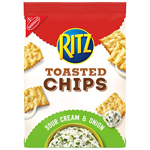 RITZ Toasted Chips Sour Cream and Onion Crackers 81 oz