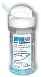 BridgeAid Dental Floss Threader Bottle 150 3 Pack
