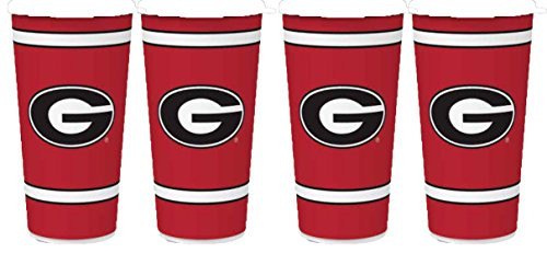 Whirley Drink Works NCAA Georgia Bulldogs 32oz Single Wall Travel Mug 4 pack Whirley Drink Works NCAA Georgia Bulldogs 32oz Single Wall Travel Mug 4 pack