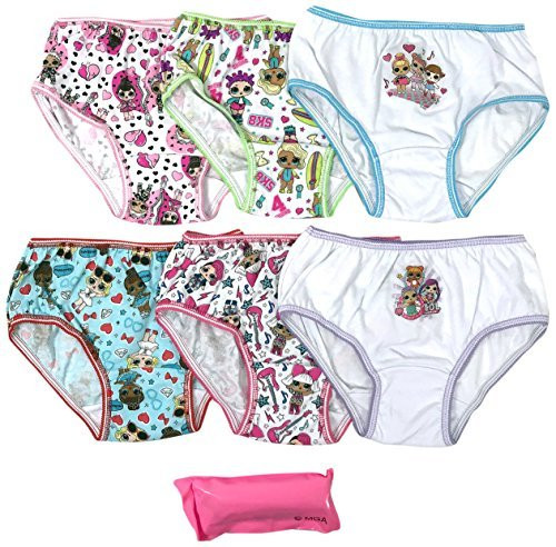 LOL Surprise! girls Lol Surprise! Girls Panties Multipack Underwear Lol 7pk 8 US