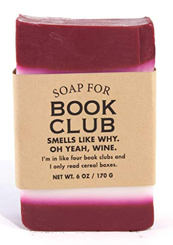 Whiskey River Soap Co  Book Club Soap 6 oz Wine Scented
