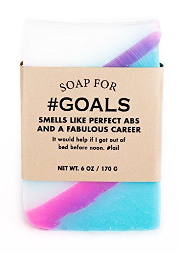 Whiskey River Soap Co  Soap for #Goals 6 oz Rainbow sherbet scented