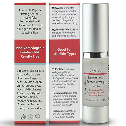 3 Peptide Firming Serum For Skin Face With Hyaluronic Acid Collagen Anti Aging Repair Wrinkles Tightens Neck Eyes Reduces Dark Spots 1 Bottle Step 1 3 Peptide Firming Serum For Skin Face With Hyaluronic Acid Collagen Anti Aging Repair Wrinkles Tightens Neck Eyes Reduces Dark Spots 1 Bottle Step 1