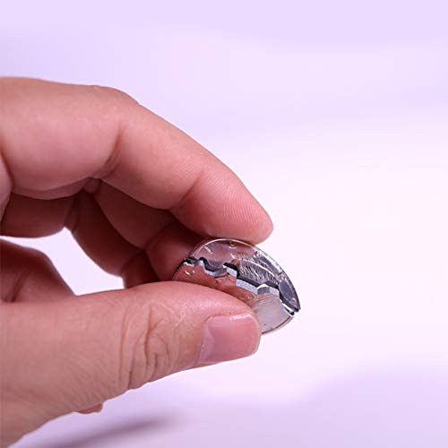 SUMAG Bite Coin Restore Folding Coin Magic Accessories AppearingVanishing Coin Magic Tricks Professional Magic Props Illusion Gimmick AccessoriesHalf Dollar Version Half Dollar Version