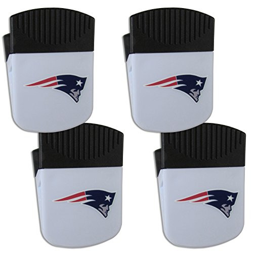 Siskiyou NFL New England Patriots Chip Clip Magnet with Bottle Opener, 4 Pack Siskiyou NFL New England Patriots Chip Clip Magnet with Bottle Opener, 4 Pack